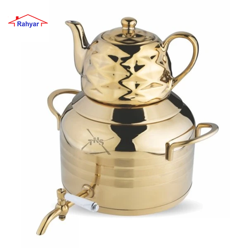قوری و کتری استیل تی ان اس ۶ شش لیتری